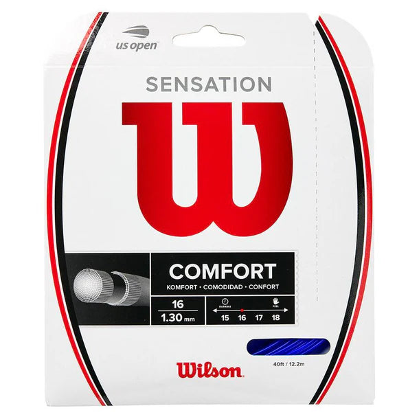 Wilson Sensation 16G Tennis String , Blue