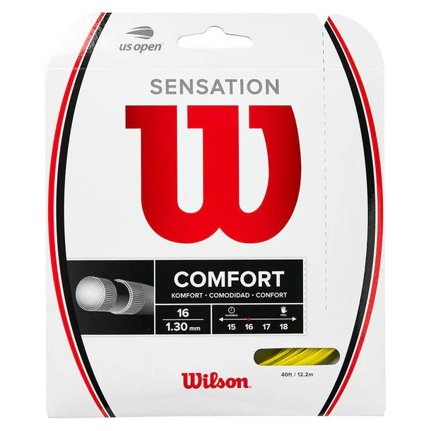 Wilson Sensation 16G Tennis String , Yellow