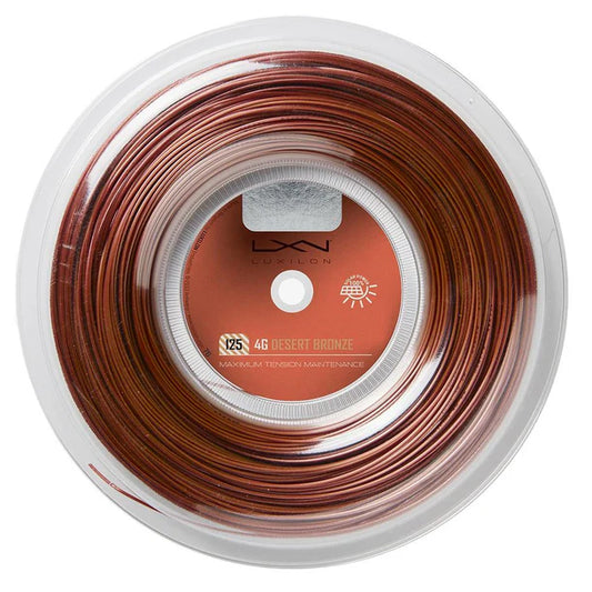 Luxilon 4G 125 Tennis String Reel Desert Bronze