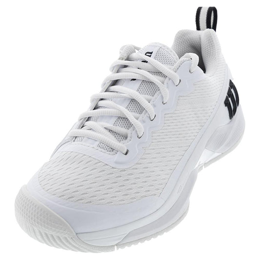 Wilson Men's Rush Pro 4.5 Tennis Shoes White and Black
