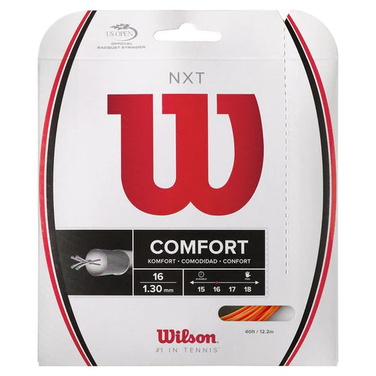Wilson NXT 16G  Tennis String Neon Orange