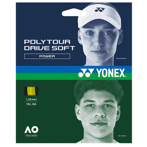 Yonex Polytour Drive 125 Tennis String , Flash Yellow