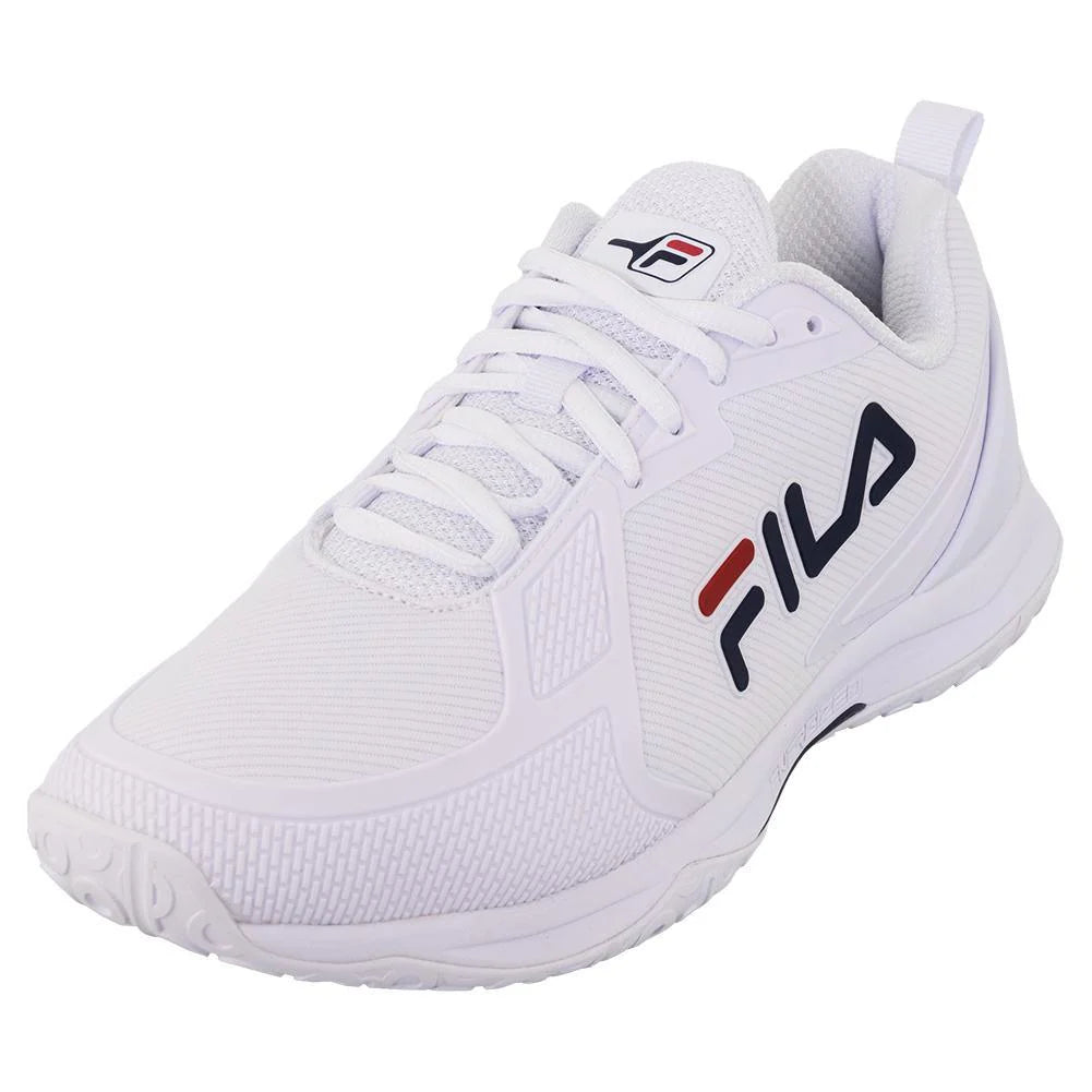 Fila Women`s FX-25 Tennis Shoes White and Navy