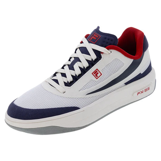 Fila Men`s FX-25 Tennis Shoes White and Navy