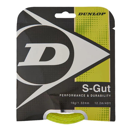 Dunlop S-Gut 16G Yellow Tennis String