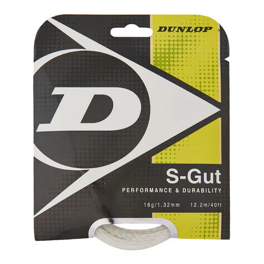 Dunlop S-Gut 16G White Tennis String