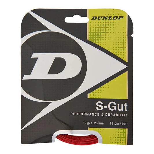 Dunlop S-Gut 17G Red Tennis String