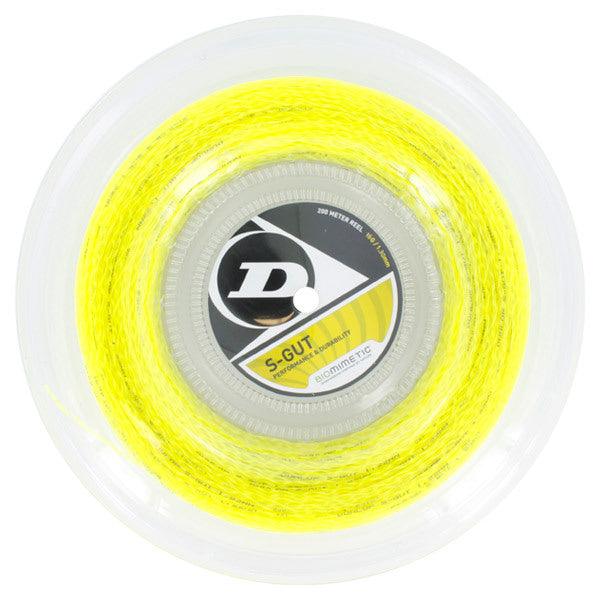 Dunlop S-Gut 16G Yellow Tennis String Reel