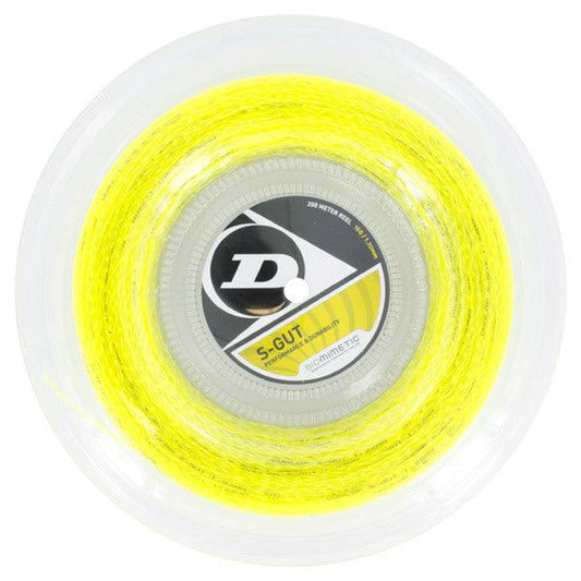 Dunlop S-Gut 16G Yellow Tennis String Reel