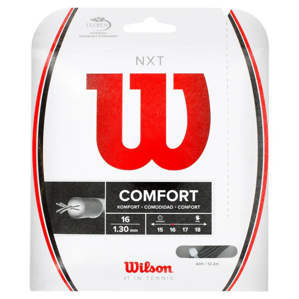 Wilson NXT 16G  Tennis String , Black