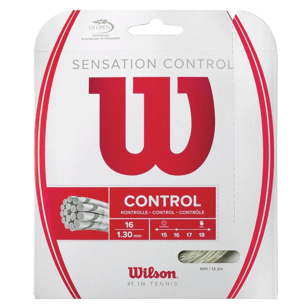 Wilson Sensation Control 16G Tennis String Natural