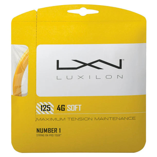 Luxilon 4G Soft 125/17G Tennis String Gold