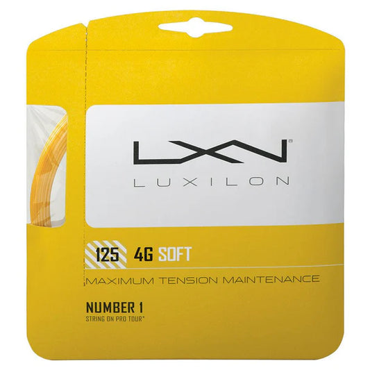 Luxilon 4G Soft 125/17G Tennis String Gold
