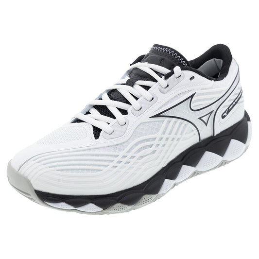 Mizuno Men`s Wave Enforce Tour 2 Tennis Shoes White and Black