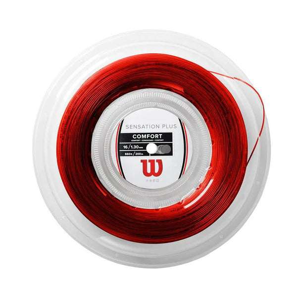 Wilson Sensation Plus 16G Tennis String Reel , Red