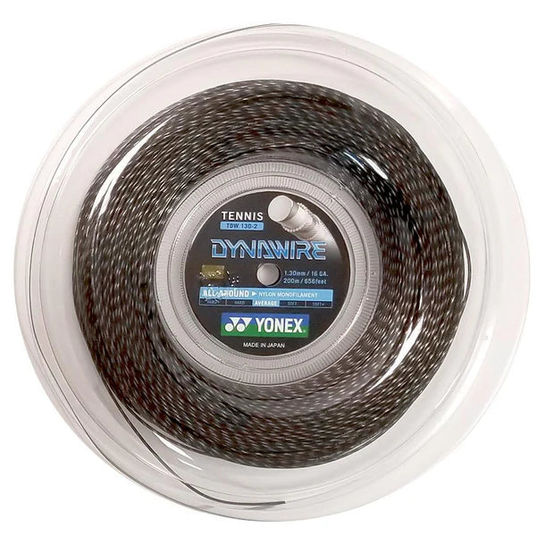 Yonex Dynawire 16G Tennis String Reel , Black