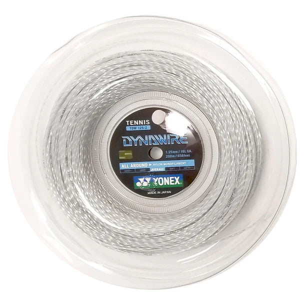 Yonex Dynawire 16L Tennis String Reel , White