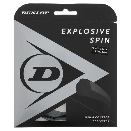Dunlop Explosive Spin Black 16G Tennis String