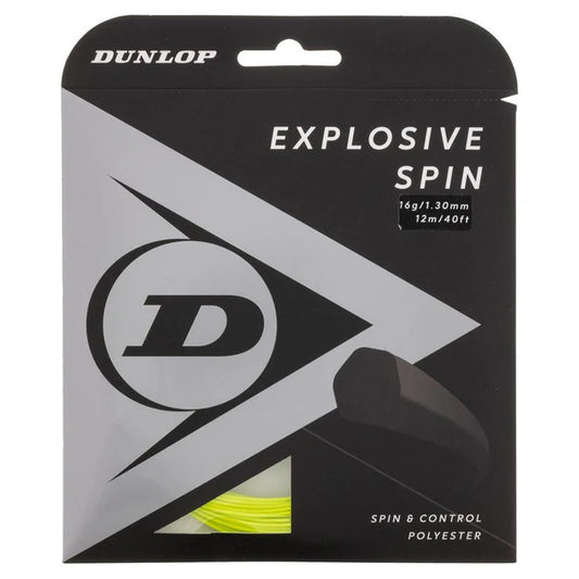 Dunlop Explosive Spin  16G Yellow Tennis String