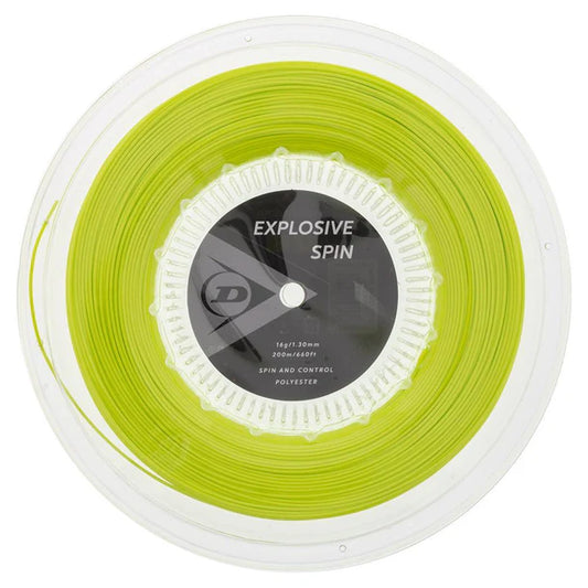 Dunlop Explosive Spin Yellow 16G Tennis String Reel