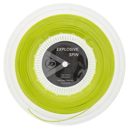Dunlop Explosive Spin Yellow 17G Tennis String Reel