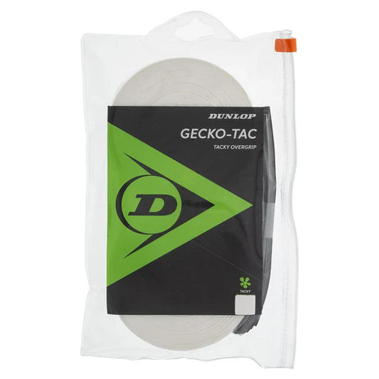 Dunlop Gecko-Tac Tennis Overgrip 30 Pack White
