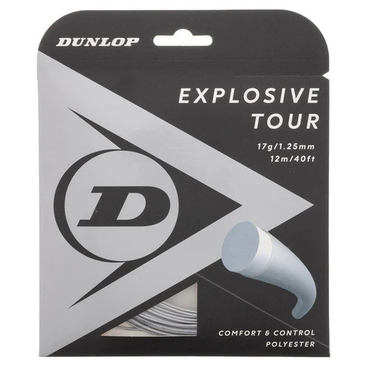 Dunlop Explosive Tour 17G Silver Tennis String