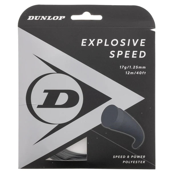 Dunlop Explosive Speed 17G Black Tennis String