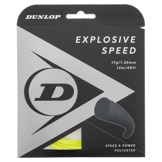 Dunlop Explosive Speed  17G Yellow Tennis String