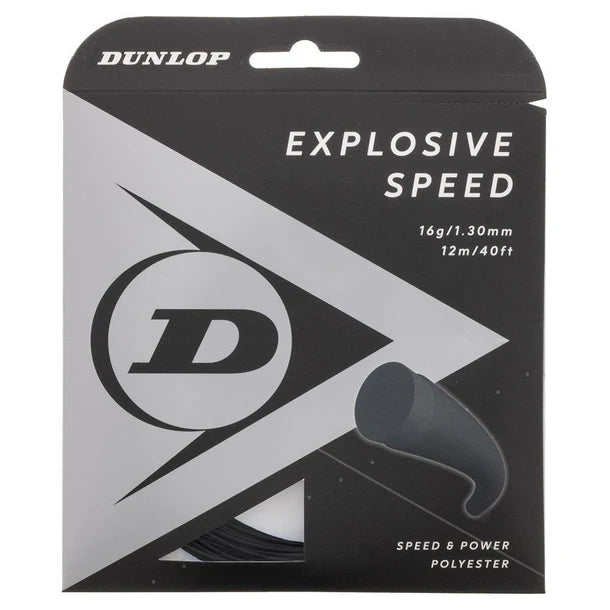 Dunlop Explosive Speed 16G Black Tennis String