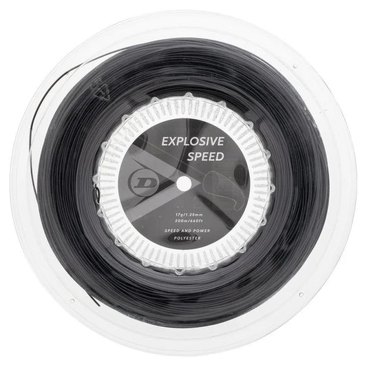 Dunlop Explosive Speed Black 17G Tennis String Reel