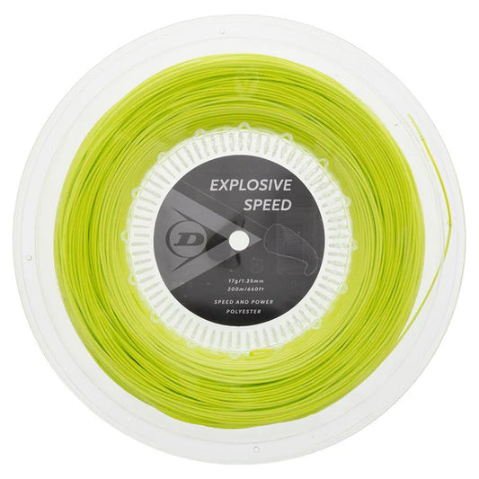 Dunlop Explosive Speed Yellow 17G Tennis String Reel