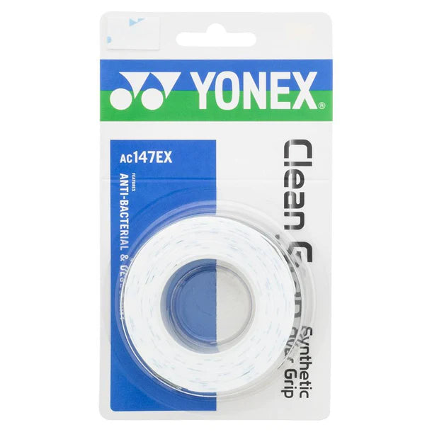 Yonex Clean Grap Over Grip (3-pack) , White