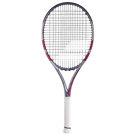 Babolat Boost Aero Pink Tennis Racquet White Pink and Grey