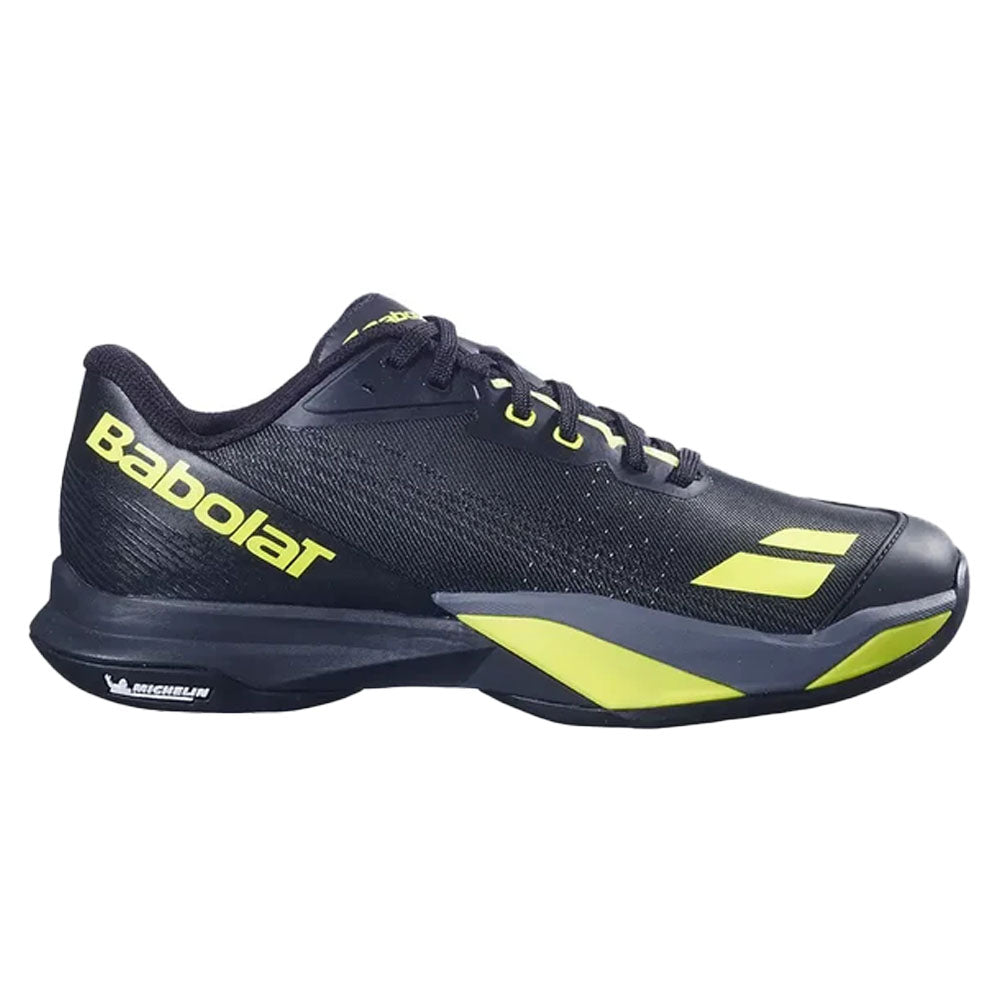 Babolat Men's Jet Mach 4 All Court Tennis Shoes Black and Aero