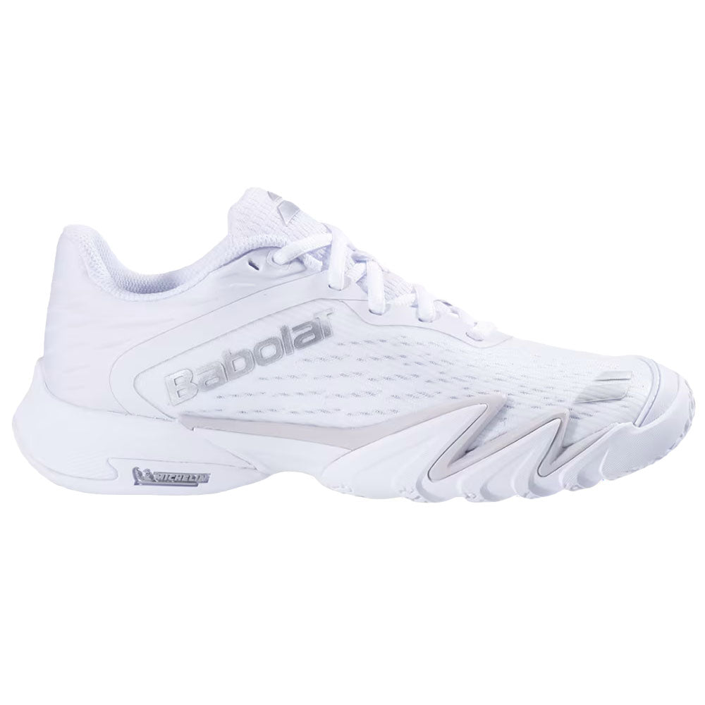 Babolat Premura 3 Women Padel Shoes , White/Silver