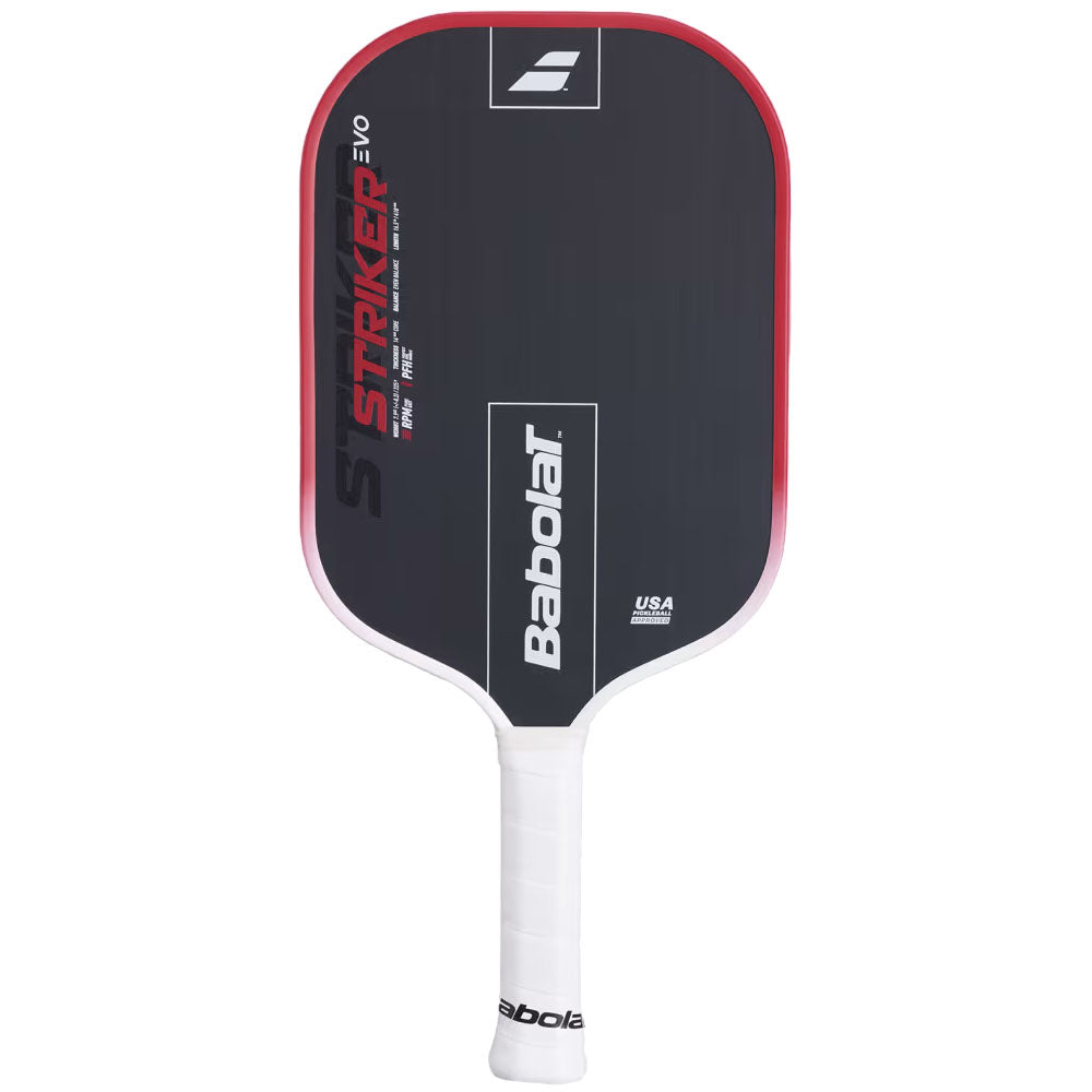 Babolat STRIKER EVO Pickleball Paddle (Black/White/Red)