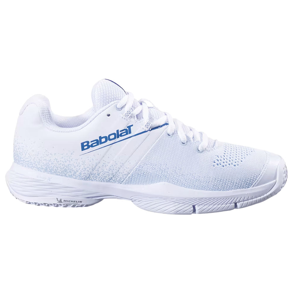 Babolat Sensa Women Padel Shoes , White/Blue