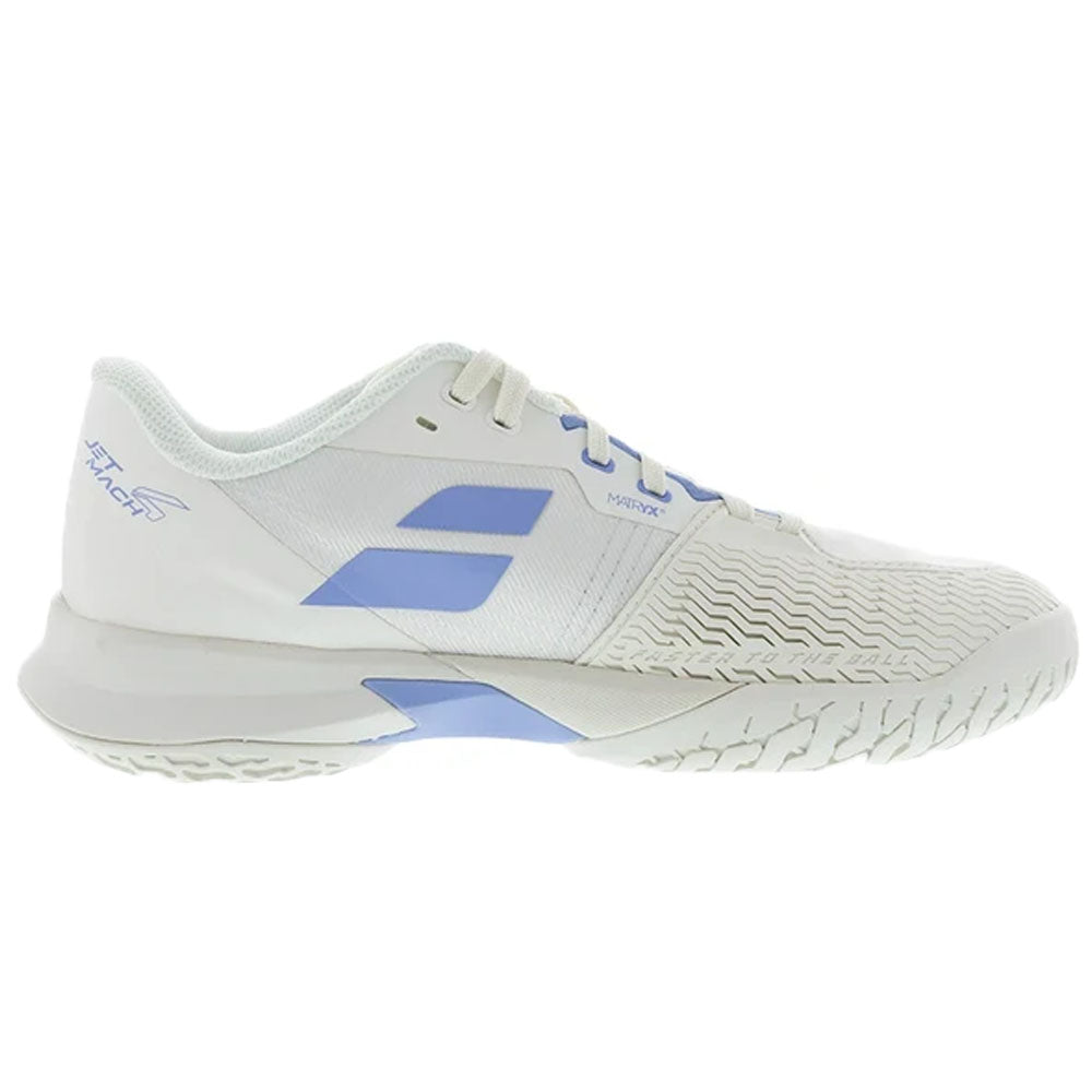 Babolat Women's Jet Mach 4 All Court Tennis Shoes Cream and Lavender