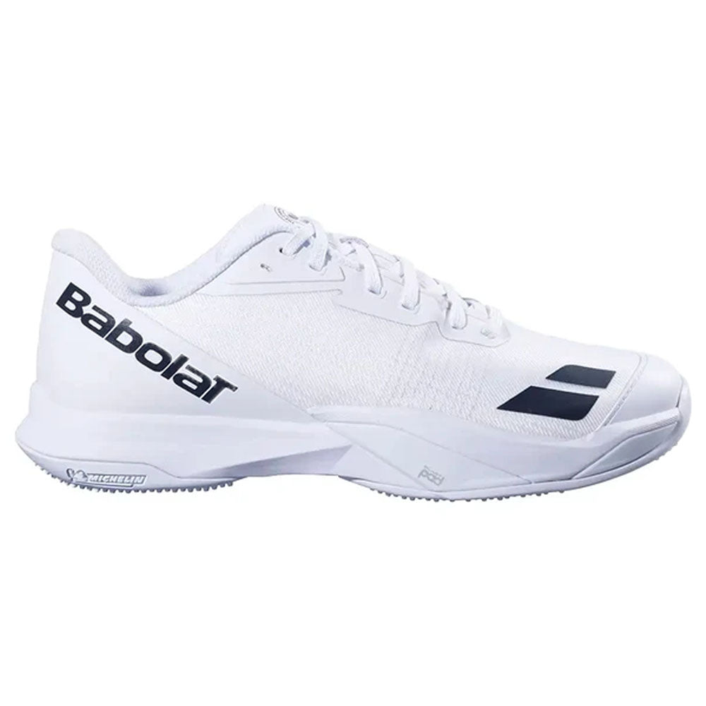 Babolat Women's Jet Mach 4 Grass WIM Tennis Shoes White and Black