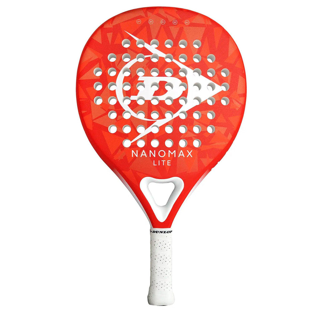 Dunlop Sports Nanomax Lite Padel Racket, Red/White