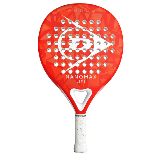 Dunlop Sports Nanomax Lite Padel Racket, Red/White