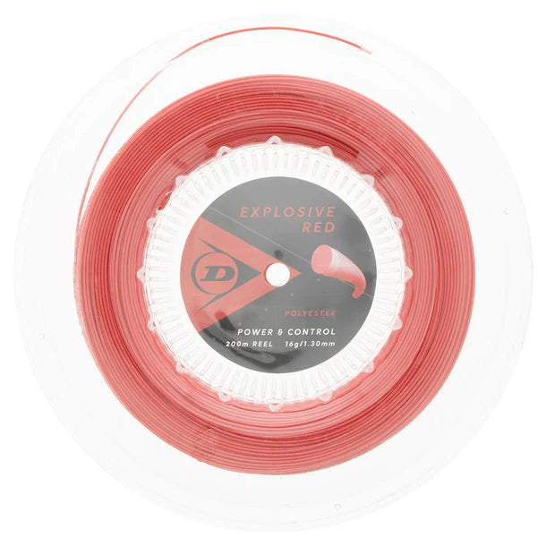 Dunlop Explosive Red 16G Tennis String Reel