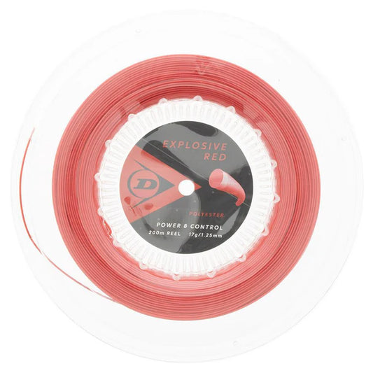Dunlop Explosive Red 17G Tennis String Reel