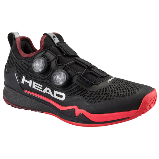 HEAD Endure Pro Boa Men Tennis Shoes , Black/Red
