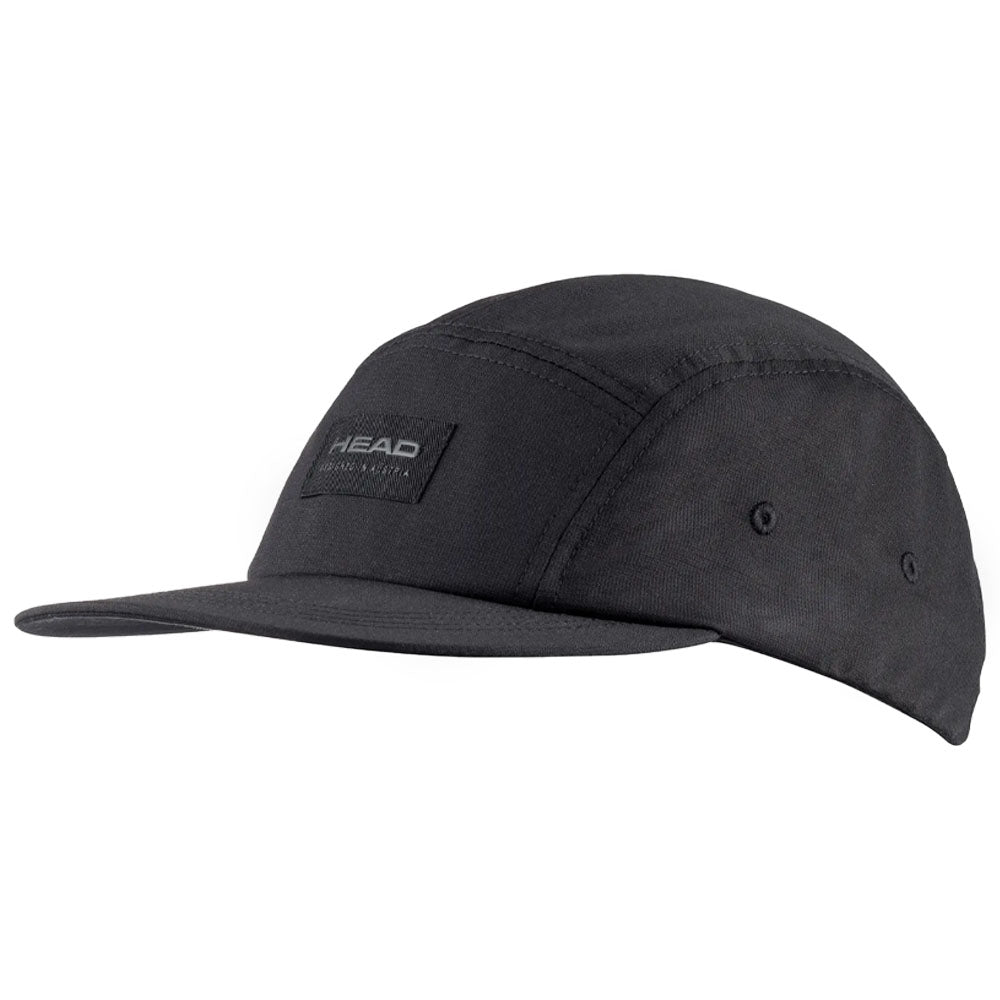 HEAD Five Panel Tour Cap , Black