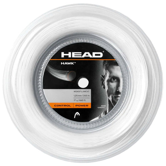 HEAD Hawk 200M Tennis Strings Reel , White