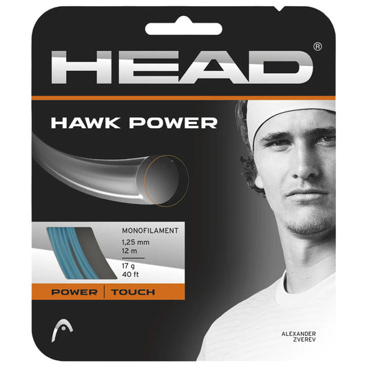 HEAD Hawk Power 17G Petrol Tennis Strings