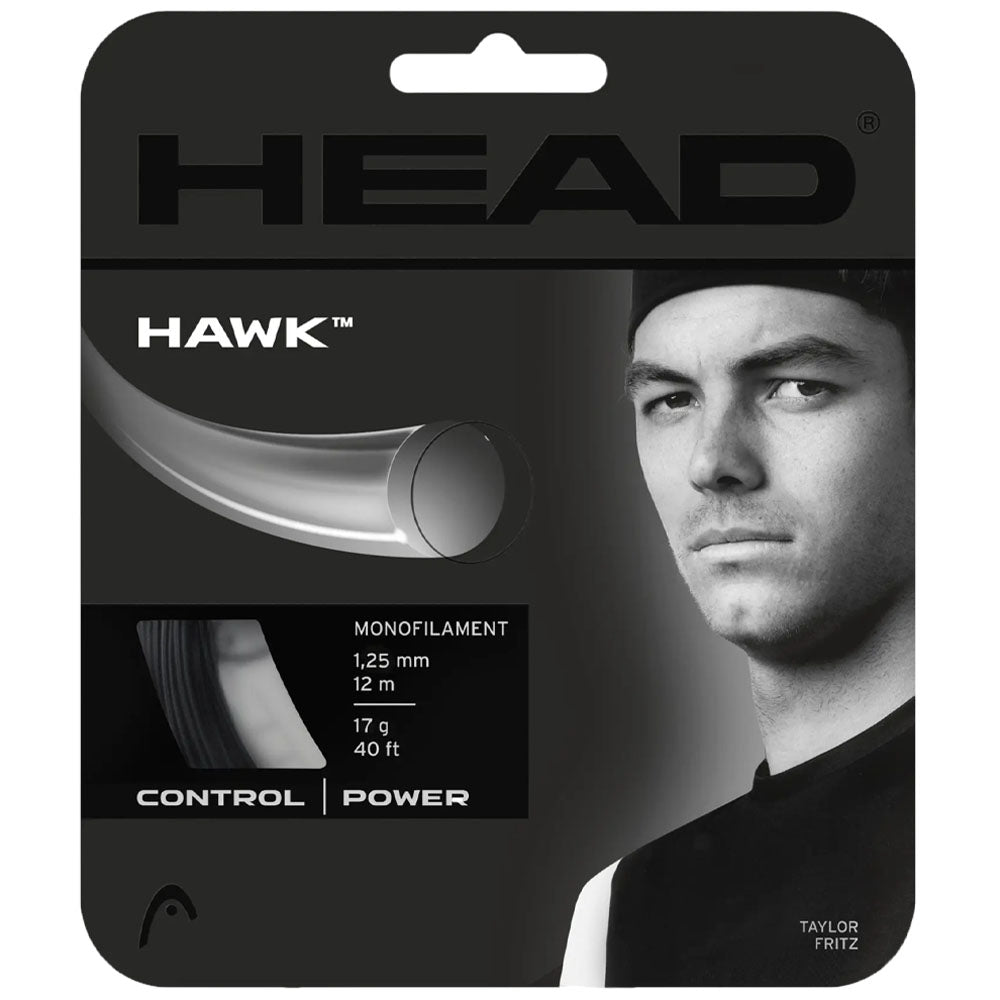 HEAD Hawk 17G Black Tennis Strings
