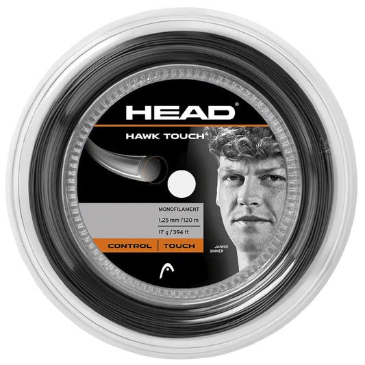 HEAD Hawk Touch 120M Tennis Strings Reel , Anthracite